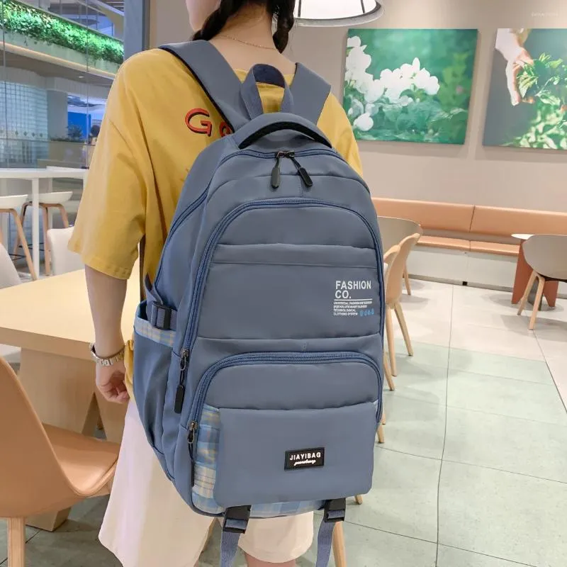 School Bags Fashion Large Capacity Double-Sided Backpack With Multiple Pockets Anti-Theft Design Girls Mochila For Teenage Bag