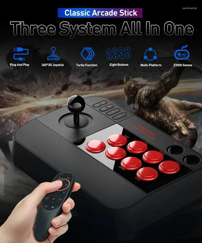 Retro Arcade Box 3D Joystick Console With Plug In Features For Multi Platform Gaming From Pandoramal 167.2 DHgate.Com