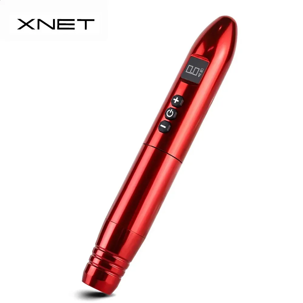 XNET Wireless Permanent Makeup Machine Pen Eyeliner Strumenti Micropigmentazione Semipermanente con display digitale LCD 240122