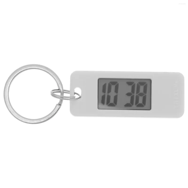 Nyckelringar Student Keychain Form Digital Watch Mute Hanging Mini Small Button Watches