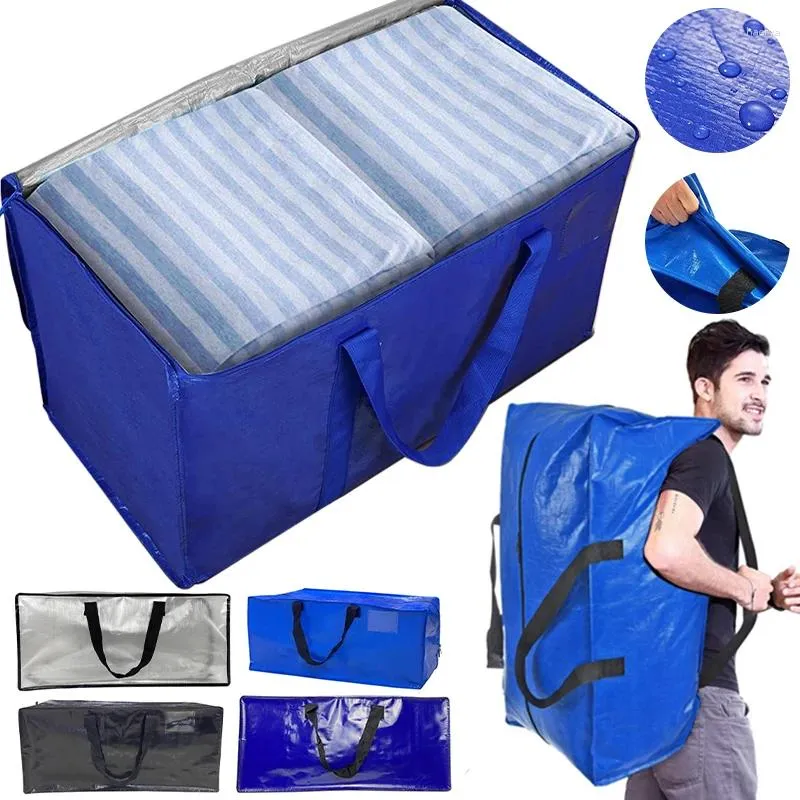 Sacs de rangement PP tissés, sac Mobile, emballage étanche et plastique Portable