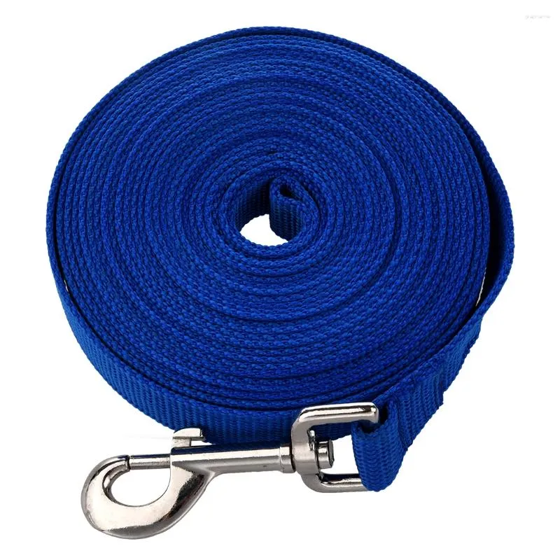 Dog Collars Blue 20FT Long Puppy Pet Training Obedience Lead Leash