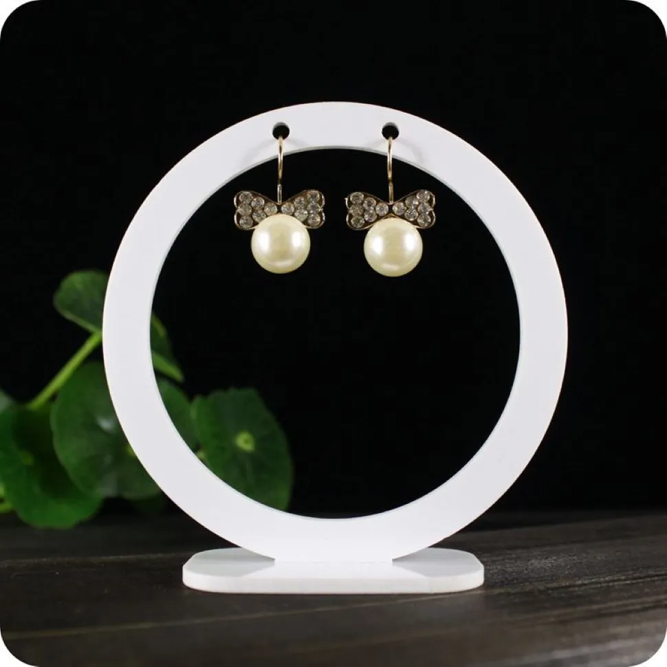 Support de boucle d'oreille rond, présentoir de bijoux, organisateur de porte, vertus de boucles d'oreilles, présentoir de boucles d'oreilles, étui de bijoux à main, mannequin304R