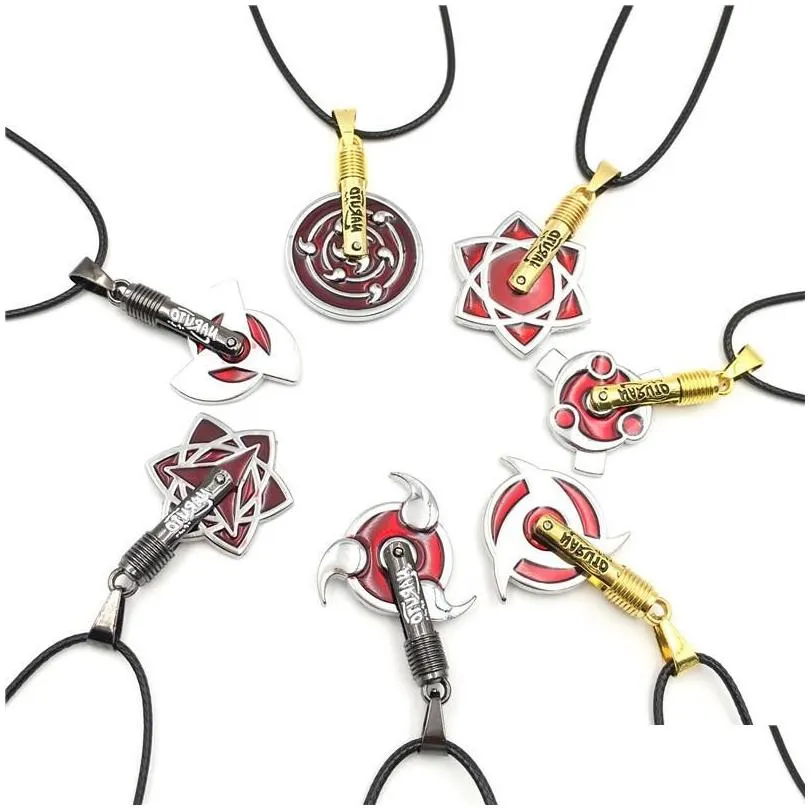 Colliers de pendentif Collier cosplay bijoux en cuir colliers de pendentif