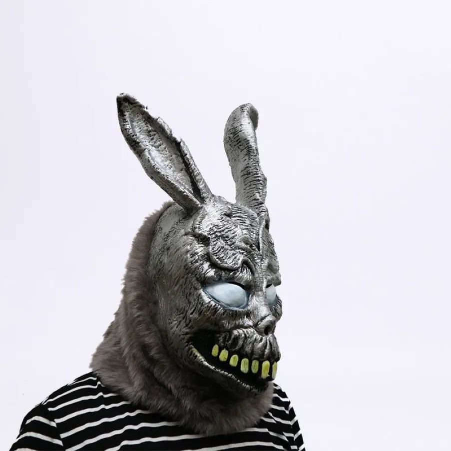 Animal Cartoon Konijn masker Donnie Darko FRANK de Bunny Kostuum Cosplay Halloween Party Maks Levert Y200103267g