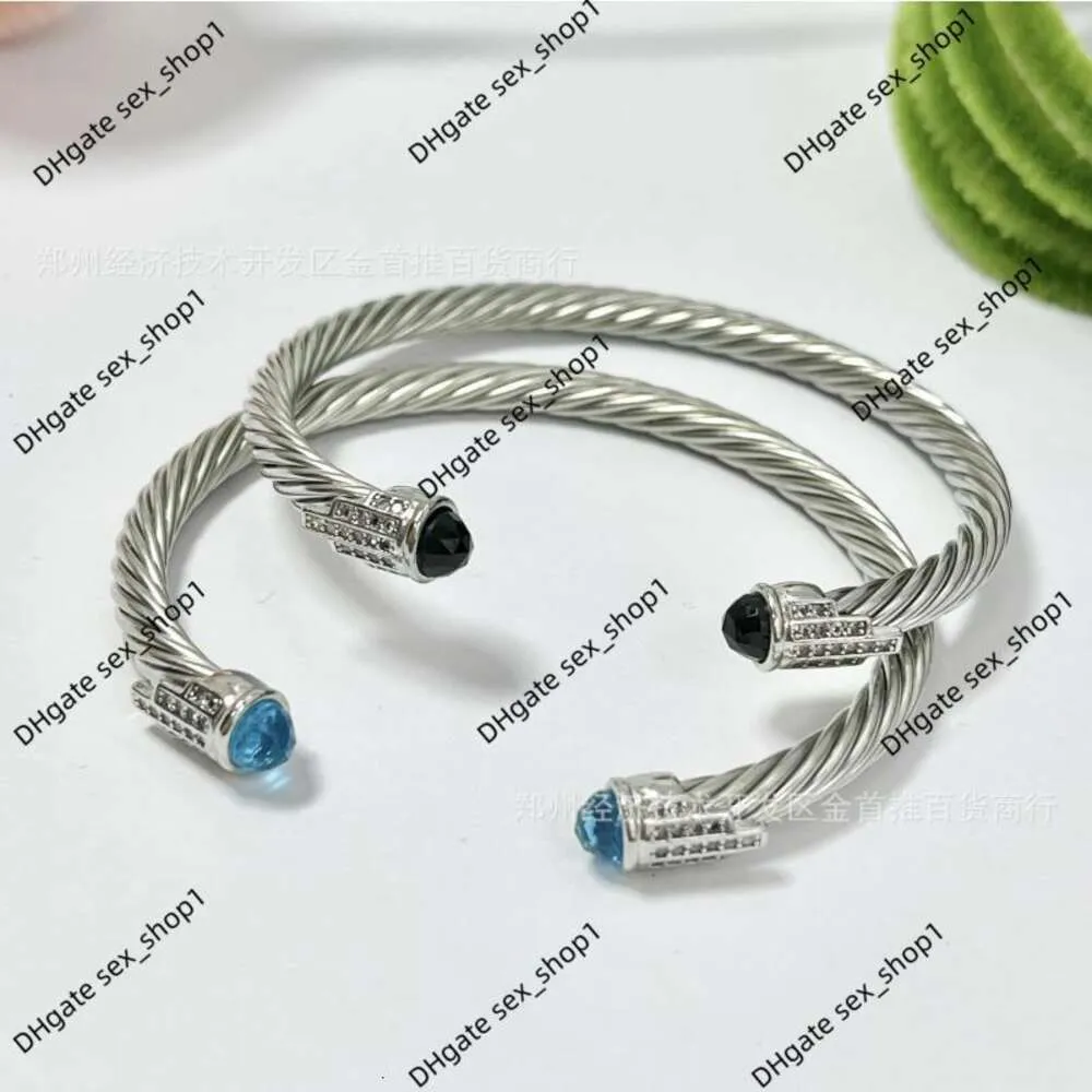 Davids – bracelet de bijoux de styliste, marque de mode, populaire, tissé, fil torsadé, pièce à main ouverte, vente rapide