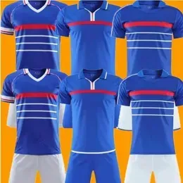 man kids kit 1984 1998 2000 RETRO VINTAGE soccer jerseys ZIDANE HENRY MAILLOT DE FOOT Euro finals uniforms Football Jersey shirt