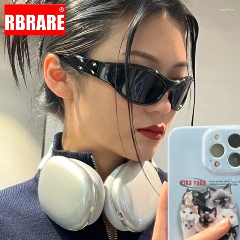 Okulary przeciwsłoneczne rbrare y2k retro kobieta rowerowe okulary punkowe mężczyźni Cool Street Cat Coy Trend Lunette de Soleil Femme