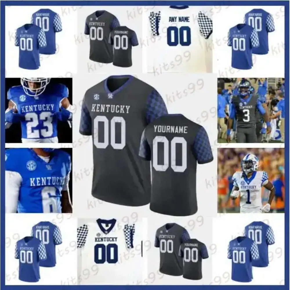 College Kentucky Wildcats Football Jersey Smith Bud Dupree Austin Macginnis 87 CJ Conrad 7 Mike Edwards Lonnie Johnson cousu Jers H High igh