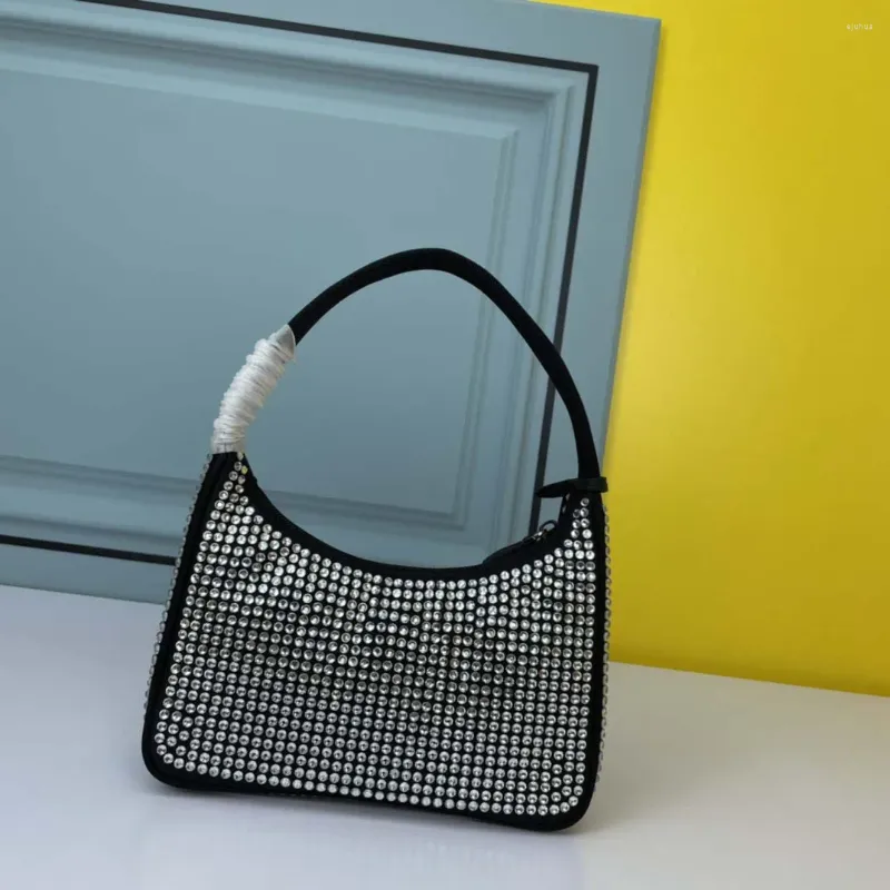 Evening Bags Luxury Design Sparkly Rhinodiamond Underarm Bag A Simple Yet Versatile Classic Large Capacity Tote Shoulder