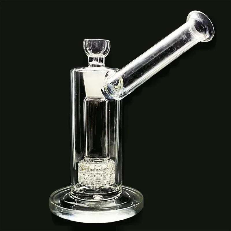 New Mobius Matrix Glass Hookah with Sidecar Bong Birdcage Perc Mouth 1 perc 10 Inch 18mm Connector GB-187-S LL