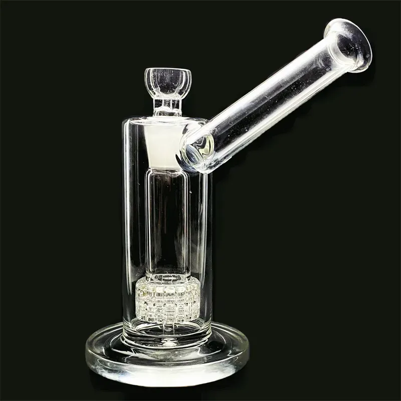 Neue Mobius Matrix Glas-Shisha mit Sidecar Bong Birdcage Perc Mouth 1 Perc 10 Zoll 18 mm Anschluss GB-187-S LL