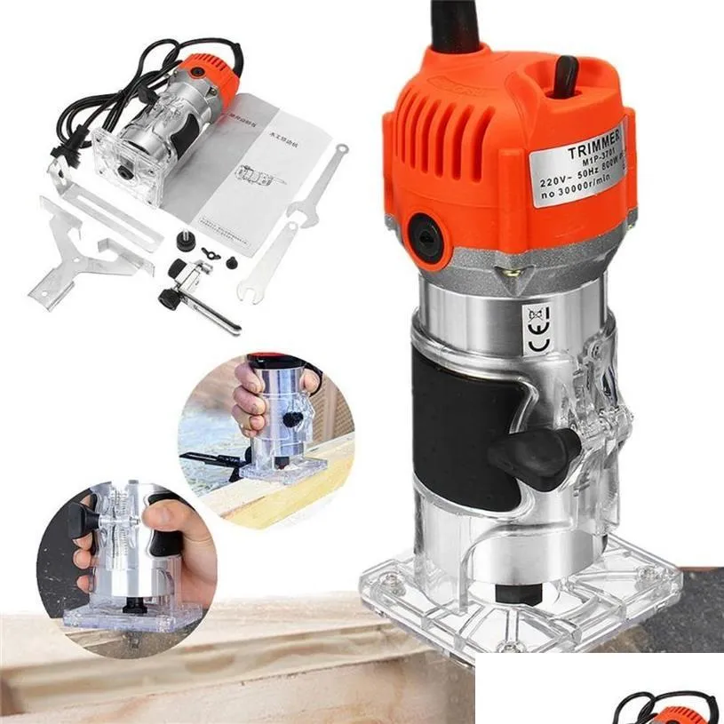 Winkelschleifer Neue Router Holzschneider Elektrischer Handmotor Carving Hine Carpenter Holzbearbeitung Fräsen Schlitzen Po1 Drop Lieferung nach Hause Dh4Dx