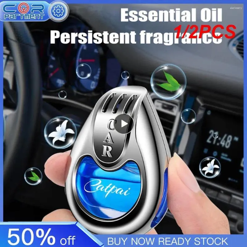 1/2st bilar luftfräschare doft inredning kreativ diffusor varaktig hänge aromaterapi för auto lukt parfym