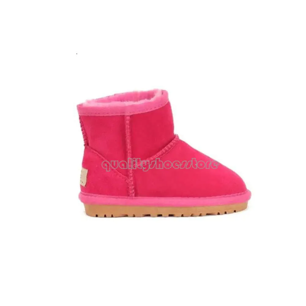 Designer Snow 3352 Stiefel Kleinkinder Uggskid Mini Boot Australische Kleinkinder Mädchen Jungen Warmer Stiefel Leder Jugendschuh Winterstiefeletten Tasman Tazz Plateau Winterschuhe 611