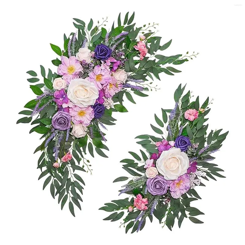 Dekoratif Çiçekler Düğün Kemeri Asma Sahte Çiçek Duvar Hoş Geldiniz Töreni Ön Kapı Evi Zemin Partisi