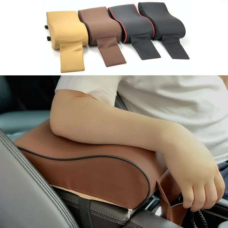 Interior Accessories Car Armrest Pad For Skoda Octavia Yeti Roomster Fabia Rapid Superb KODIAQ Citigo KAMIQ KAROQ SCALA VISION X