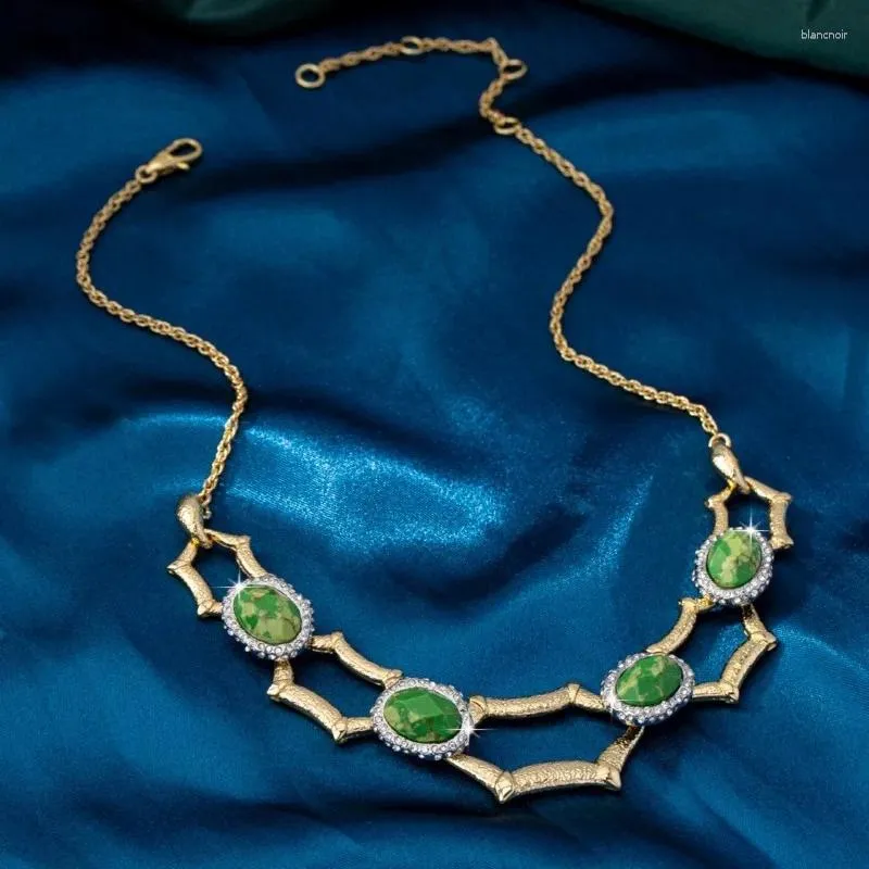 Chains Timeless Wonder Fancy Zircon Geo Stone Necklace For Women Designer Jewelry Runway Top Trendy Gift Rare Sale 2612