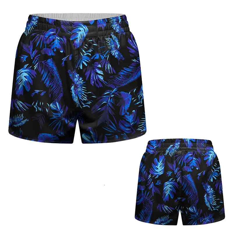 Feuille motif conception impression Cody Lundin boxe court MMA pour hommes Muay Thai Shorts Fitness Gym exercice 240119