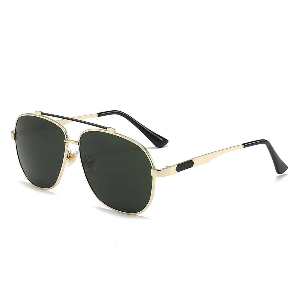 Lunettes de soleil à Double faisceau à la mode pour la conduite en plein air, lunettes de soleil résistantes aux UV, nouvelles lunettes pour hommes