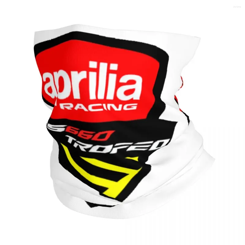 Bandana's Aprilias Racing Logo Halsbeenkap Dames Heren UV-gelaatsscherm Winter Motocross Bandana Sjaal voor wandelen