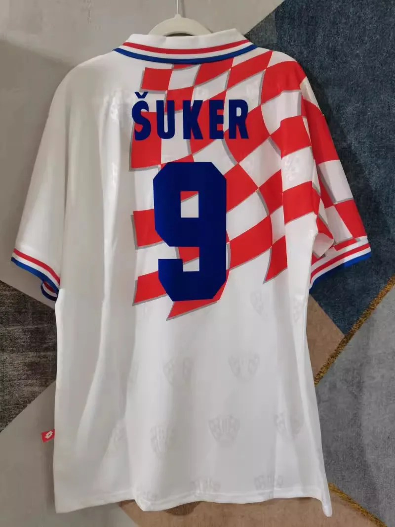 1998シーズンクロアチアホームレトロユニフォーム 1998シーズンクロアチアホームレトロユニフォーム CROATIA HOME
