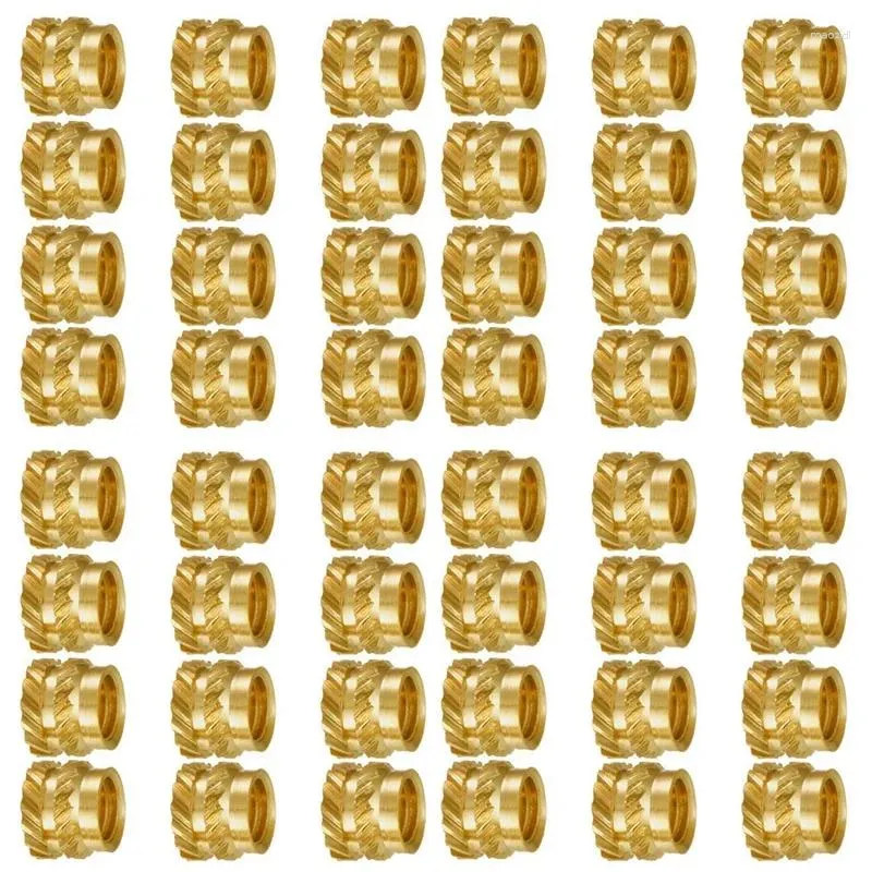 실용적 400pcs M3 실 KNURED BRASS 스레드 열 세트 저항 삽입 삽입 내장 너트 M3X5X4 용 3D 프린터 VORON 2.4 E