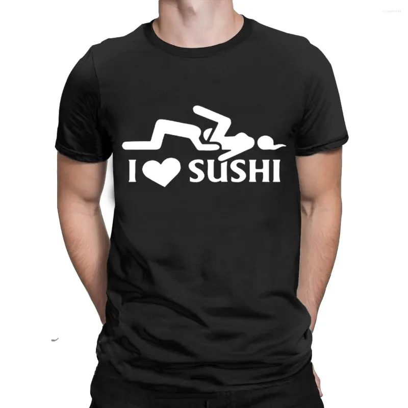 Erkek Tişörtleri Sushi Tshirt Seks Eğitmeni Seviyorum İlk Ders Ücretsiz Yetişkin Mizah Serin Şaka Parti Hediyesi T-Shirt Komik Adam Giyim Modal Gömlek