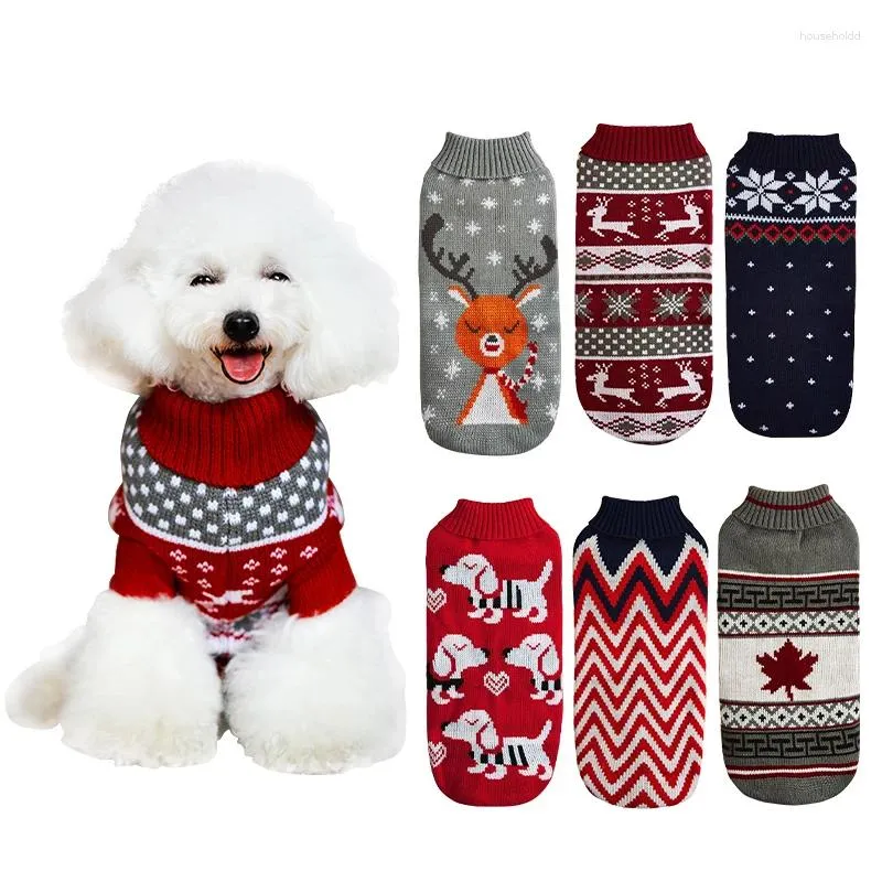 Abbigliamento per cani Abbigliamento invernale Maglione per gatti Pullover per cani di piccola taglia Chihuahua Yorkies Giacca per cuccioli Abbigliamento per animali domestici