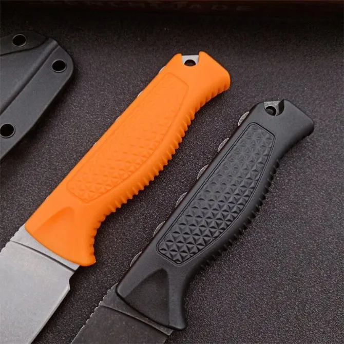 Straight Knife Anti Slip Handle BM 15006 Fixed blade Knives Camping Safety Defense Pocket EDC Tool