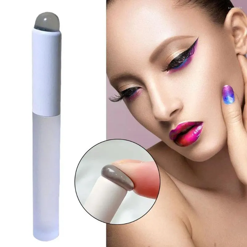 Makeup Brushes Small Silicone Round Soft Lip Brush Lipstick Applicator Professional Multi-use Eyeshadow Women Make Up Tools