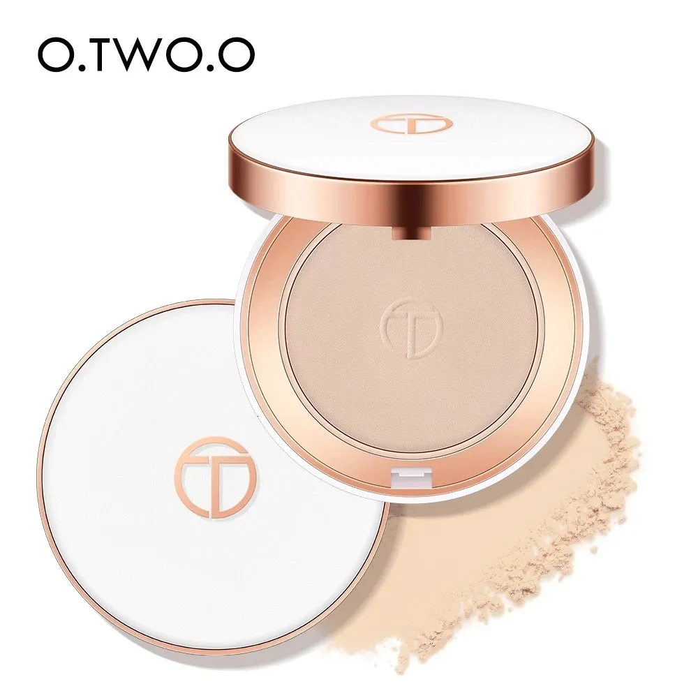 OTWOO Face Setting Powder Super Fine Texture OilControl 3 Colors Matte Smooth Finish Concealer Makeup Pressed 240202