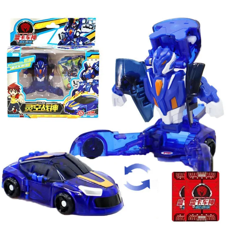 ABS Transfer Mecard Transformation Car Action Action Amazing Car Battle Game TransferMecard for Children Chimplation Toys 240130