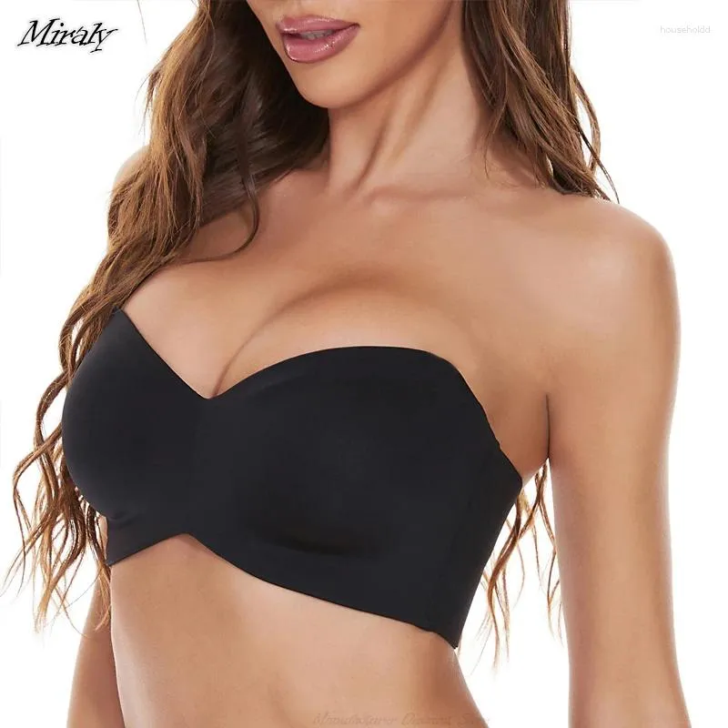 Soutien-gorge Support complet non glissé convertible de soutien-gorge de soutien-gorge de soutien-gorge invisible sans bracele