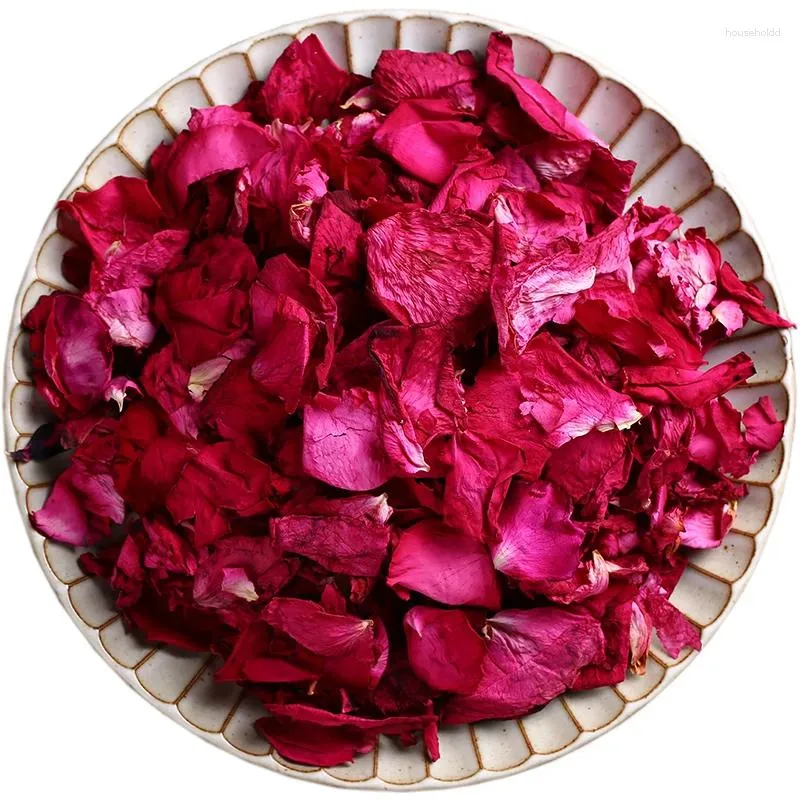 Fleurs décoratives 50/100g 2024 pétales séchés naturels de Rose fraîche, bain de fleurs sèches, Spa, douche blanchissant, aromathérapie, fourniture de bain