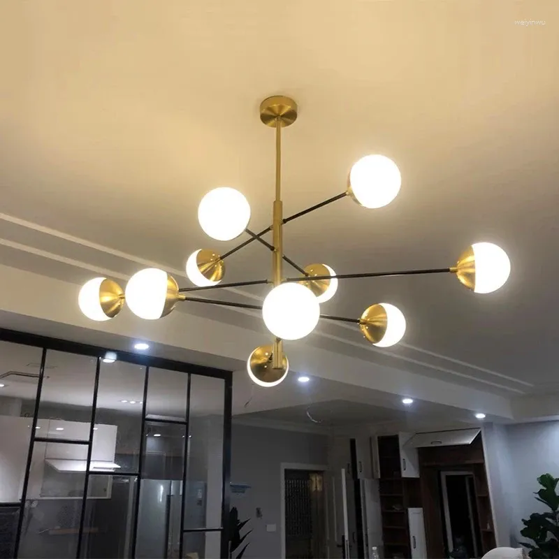 Lampadari Nordic Smart Home Decorazione Soggiorno Lampade a sospensione Illuminazione per interni Sala da pranzo a LED per