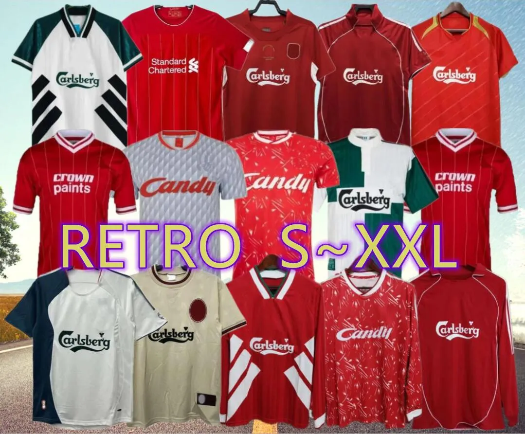 08 09 10 11 01 02 97 96 85 86 1965 Fowler Soccer Jerseys 93 95 Retro Gerrard 04 05 14 15 Suarez Torres 1984 Dalglish Football قمصان 1989 06 07 Maillot camiseta de Futbol