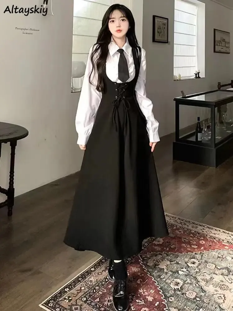 Two-piece midi dress set for juniors with sleeveless acetate broadcloth and bow decoration from Dhgate Two Piece Dress - price 22.94 Two-piece midi dress set for juniors with sleeveless acetate broadcloth and bow decoration from Dhgate Two Piece Dress - price 22.94