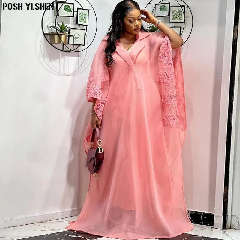 Etniska kläder plus storlek abaya afrikanska klänningar för kvinnor 2024 traditionella Nigeria broderi caftan klänning musulman mantel femme kläder