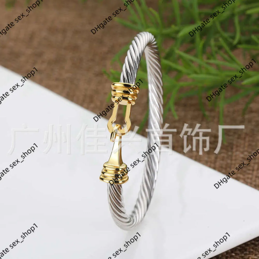 Designer Jewelry Bracelet Fashion Brand Davids Aa Bracelet Twisted Thread Hand Decoration Color Hook Head