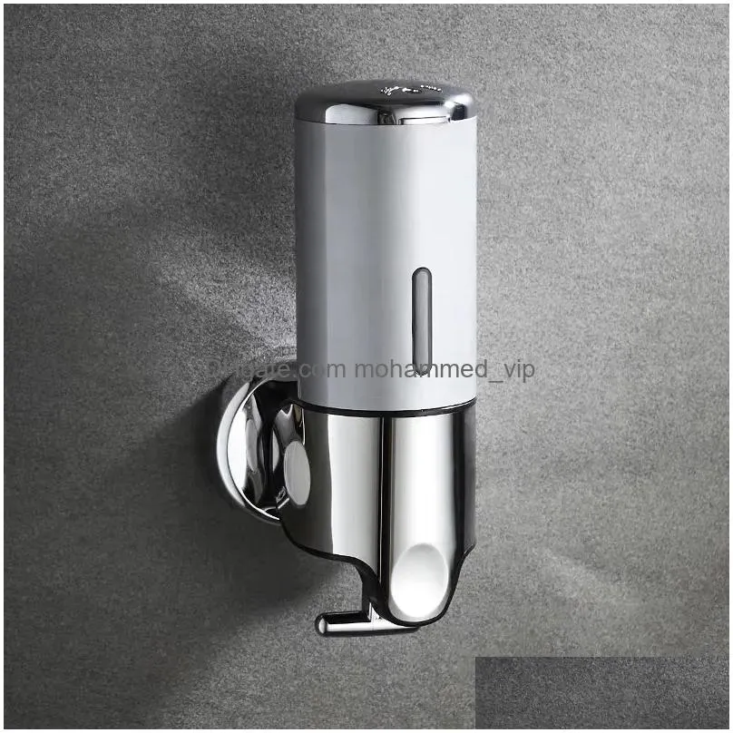 Liquid Soap Dispenser Bathroom Foam Hand Sanitizer Holder Wall Mount Shampoo Head Shower For Accessories Drop Delivery Home Garden Ba Dhf0U