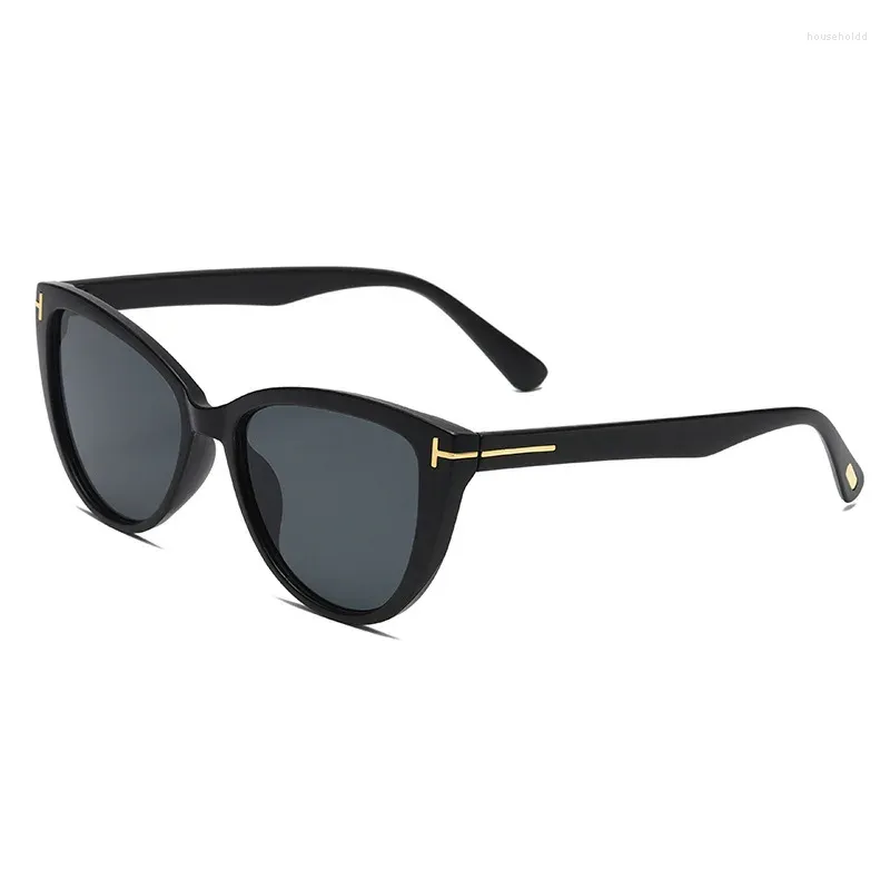 Sonnenbrille Mode Tom Cat Eye Frauen Männer 2024 Luxus Marke Designer Trendy Einfachheit Shades Für Oculos De Sol UV400