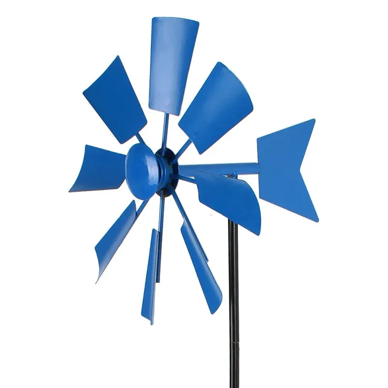 Set 4 Moulins à Vent ACTOYS - Animaux (abeille, Coccinelle, Poisson, Papillon) - 54.5cm - Déco Jardin