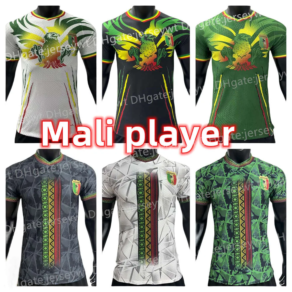 Maglia da calcio Mali 23 24 Squadra nazionale Giocatore maschile Casa Trasferta terzo M. FOFANA BISSOUMA KONE HAMARI TRAORE DJENEPO SAMASSEKOU ADAMA Tifosi della Coppa d'Africa maglia da piede