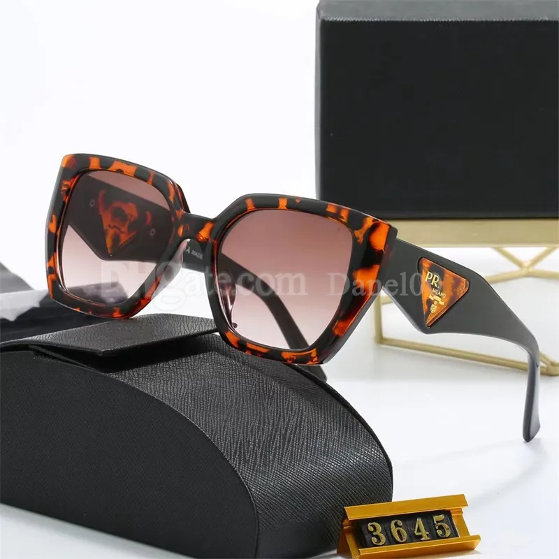 fashion Designer for Men Women Luxury Claasic sunglasses glasses big frame brand Fashion classic leopard Goggle Frame travel beach Factory vintage