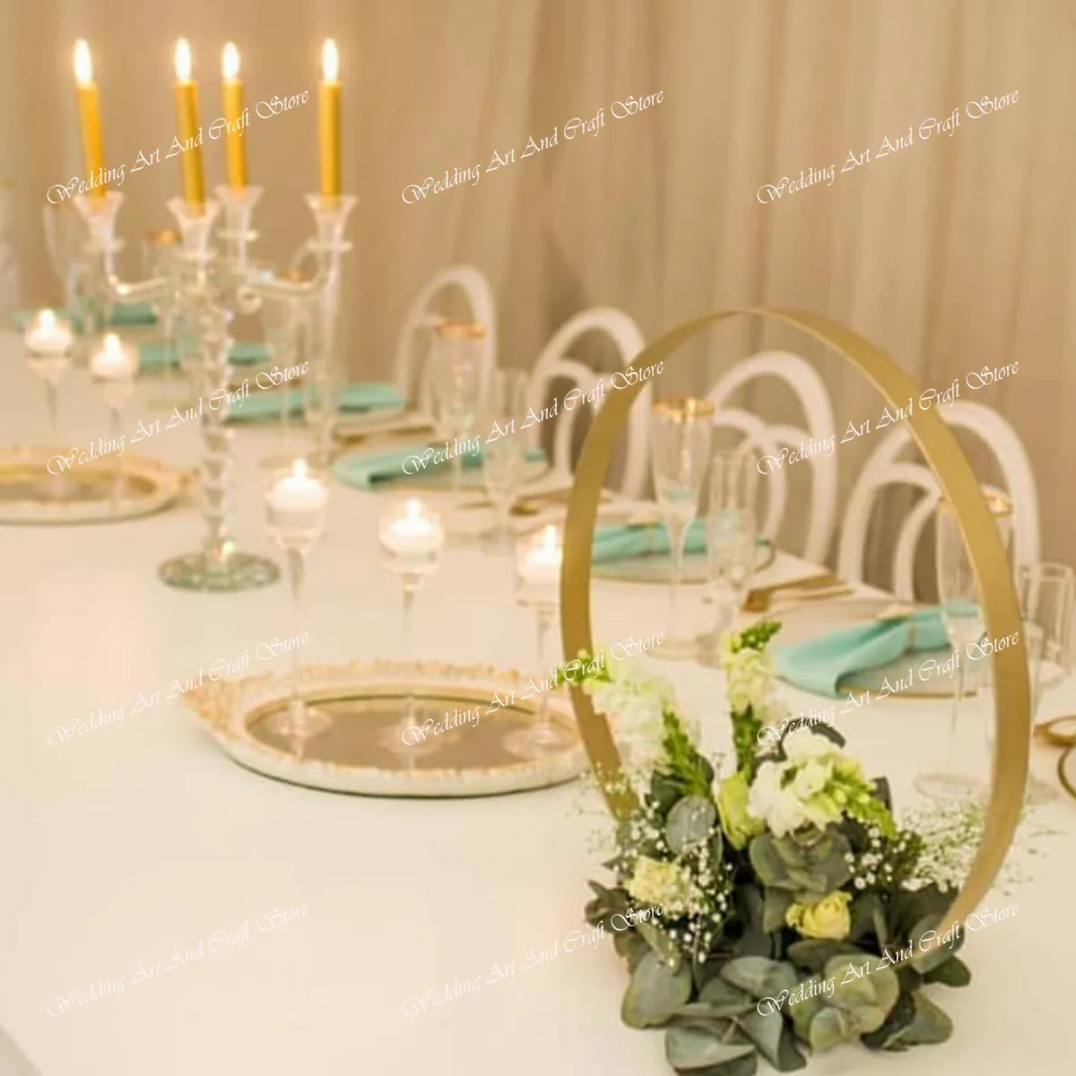 Metal Wedding Flower Arch Frame Gold Wedding Props Table Centerpieces  Wreath Backdrop Round Flower Stand Wedding Centerpiece 447 De 34,51 € |  DHgate, image size:1200x1200