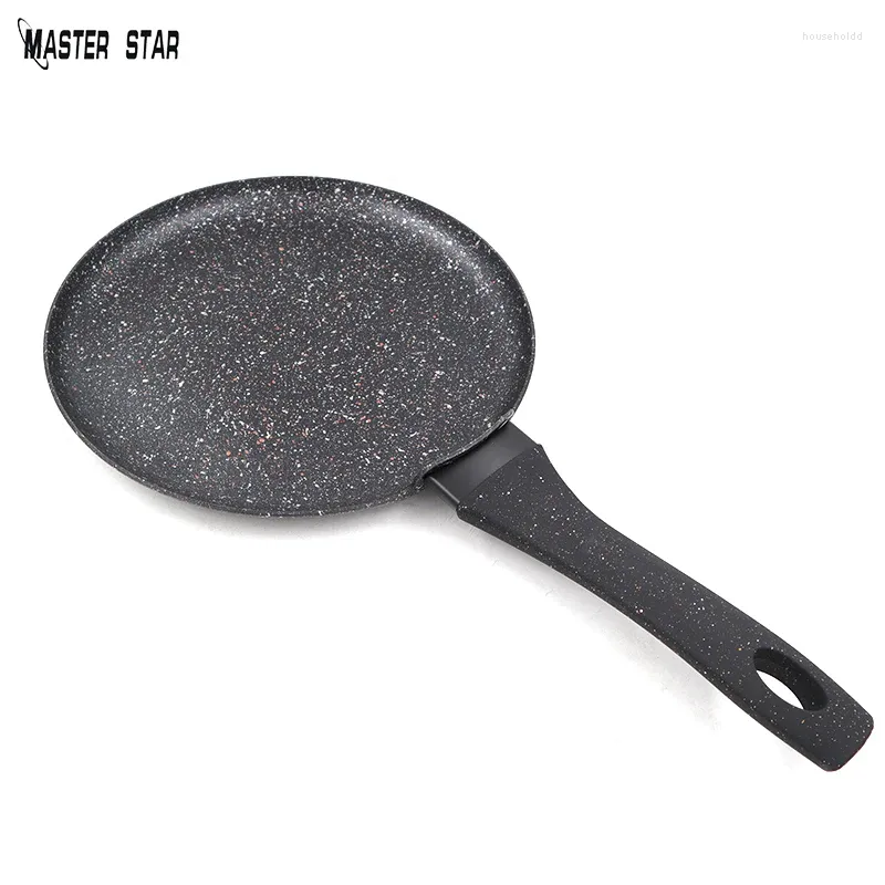 Casseroles Master Star 2024 Design Granite Revêtement Téflon Sartenes Poêle à Frire Antiadhésive 24cm Plaque Crêpe Cuisinière À Induction