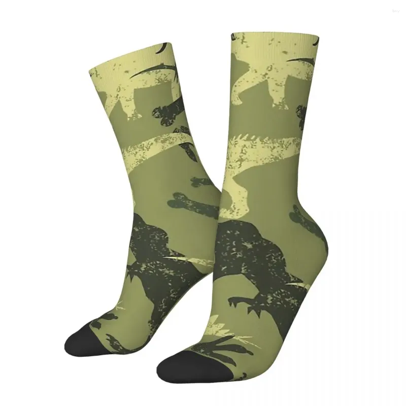 جوارب الرجال Dino Camouflage Pattern_59967259 الرجال النساء في الهواء الطلق الجدة الربيع الصيف الخريف جوارب الشتاء هدية