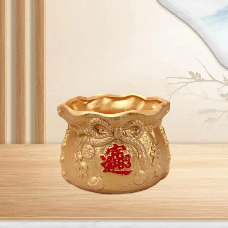 花瓶フラワーマネーバッグオフィスオーガナイザー用の中国語バケツの形状