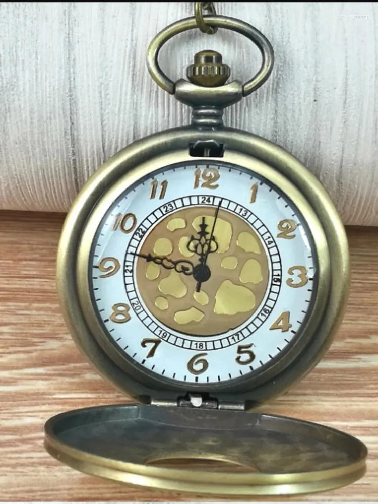 Victorian Filigree Gears Antique Pocket Watch Vintage Style Pocket - Main Image